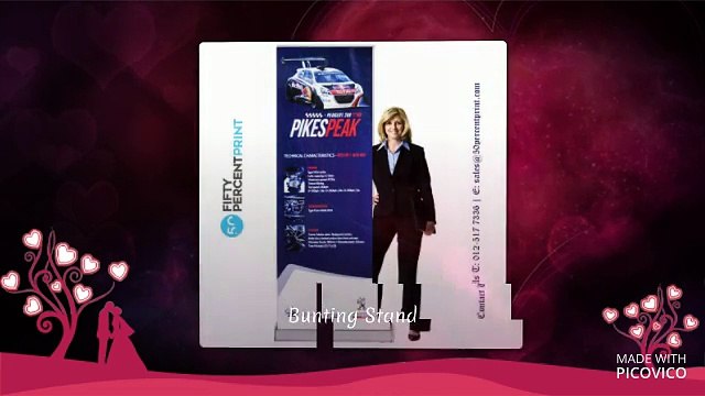 Bunting Stand Malaysia | Bunting Stand | Banner Printing Malaysia | 50percent Print