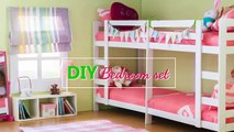 DIY Dollhouse - Miniature Bunk Bed Room Set Tutorial - Nendoroid, Dolls & Action figures