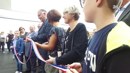 A Linxe, collégiens et enseignants découvrent un collège flambant neuf