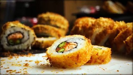 Deep Fried Sushi Roll Recipe - Crispy Tempura Recipe