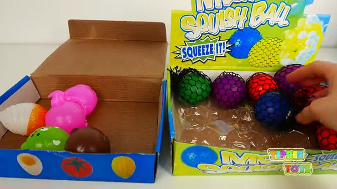 Learn Colors with Squishy Balls for Kids