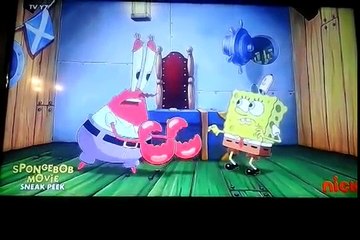 The spongebob sponge out of water sneak peek