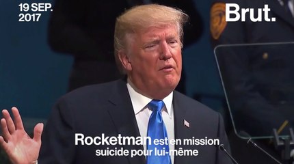 "Rocketman", le petit surnom de Trump pour Kim Jong-un