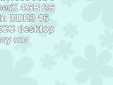Kingston KHX1333C9D3B1K24G HyperX 4GB  2GB x 2  240pin DDR3 1600mhz nonECC desktop