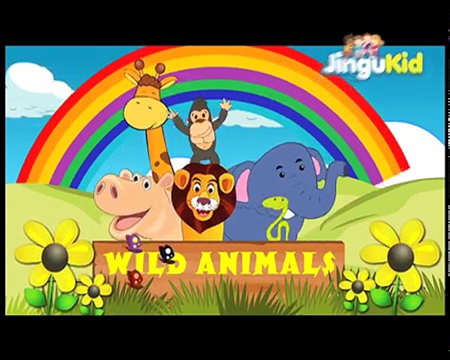 Learn About Wild Animals Nursery Rhymes Preschool Kids