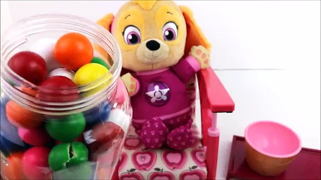 Baby Learn Colors, Funny Baby Skye Paw Patrol Baby Toy, Gumballs, Preschool Learn Colours