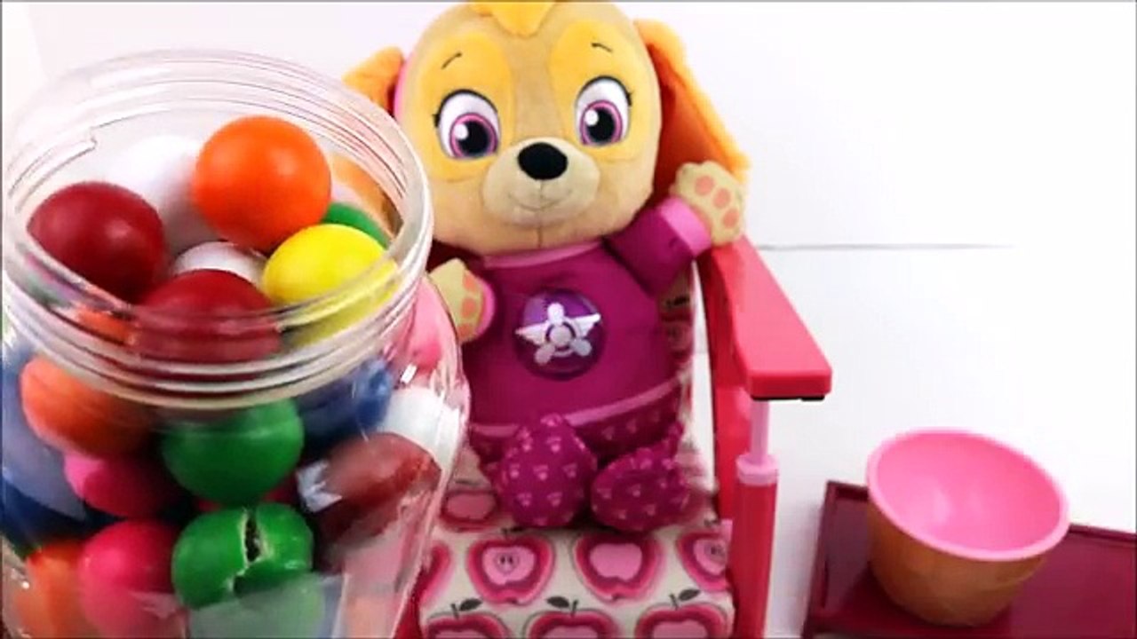 Baby Learn Colors, Funny Baby Skye Paw Patrol Baby Toy, Gumballs, Preschool Learn Colours