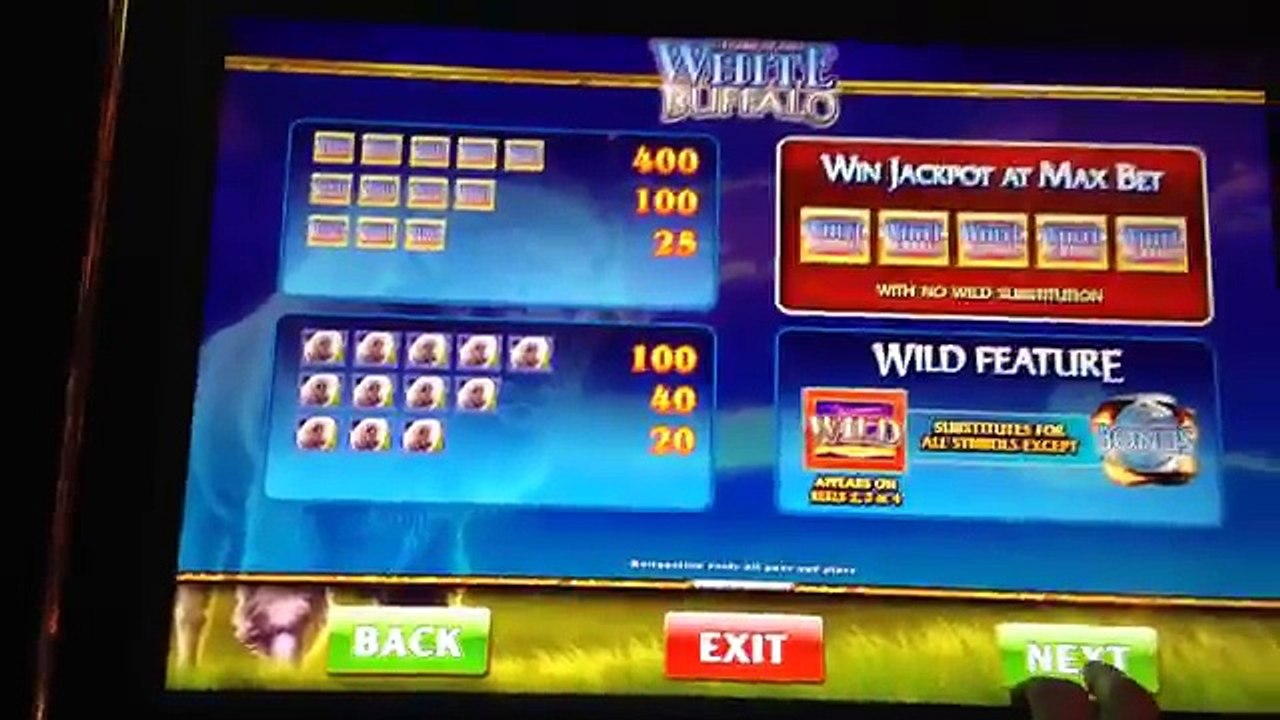 SUPER BIG WIN!* LEGEND OF THE WHITE BUFFALO | Slot Machine Bonus (Cadillac  Jack / AGS) – Видео Dailymotion