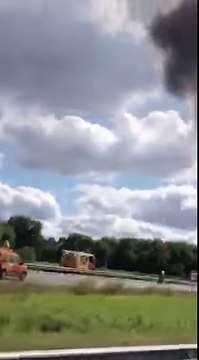 Explosion d'un camion transportant des bouteilles de gaz