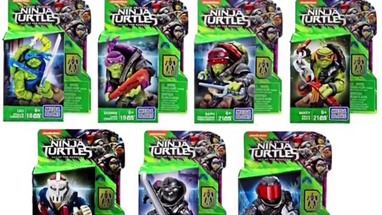 Rafa Paracaidista - Mega Bloks Tortugas Ninja (Micro Action Figures)