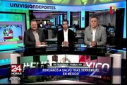 Jugadores peruanos se encuentran a salvo tras terremoto en México