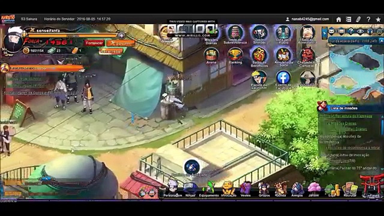 Naruto Online - Testando o Kankuro Grande Guerra Ninja