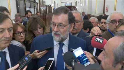 Rajoy apela a la ley en contencioso catalán y subraya: Estaban avisados