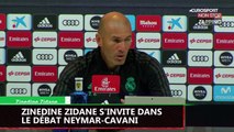 Zinedine Zidane s’invite dans la polémique Neymar-Cavani (Vidéo)