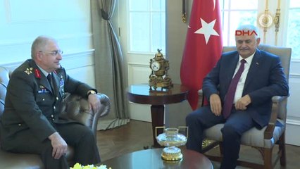 Başbakan Yıldırım, Kara Kuvvetleri Komutanı Güler'i Kabul Etti