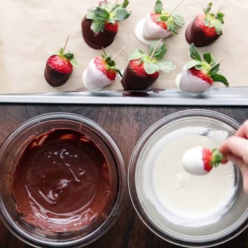 Homemade Chocolate-Covered Strawberries 4 Ways