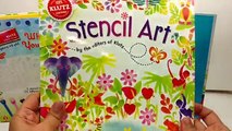 Stencil Art DOODLE/Kids Creative fun/Draw Animals Jungle Art/KLUTZ Drawing Watch more draw
