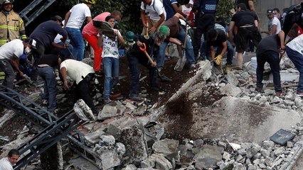 Meksika: En az 220 ölü arama kurtarma çalışmaları sürüyor