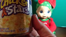 Baby Alive 2006 Doll Beatrix Christmas Outfit and Chicken And Stars Noodle Soup