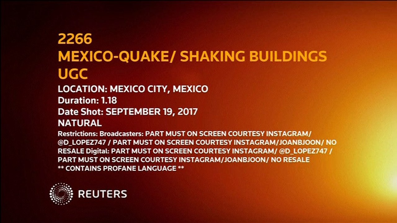 Imagens mostram escritório tremendo durante Terremoto