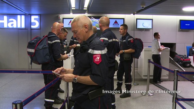 Départ de personnels de la Sécurité civile vers la Guadeloupe