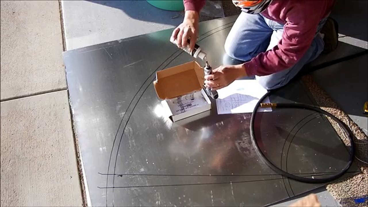 Harbor Freight Air Nibbler Tool Review video Dailymotion