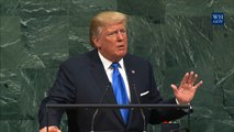 Donald Trump slams 'rogue regimes' during his maiden UN speech