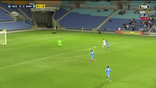 0-4 Milos Lujic Second Goal - Gold Coast City vs. South Melbourne - Australia - FFA Cup 20.09.2017