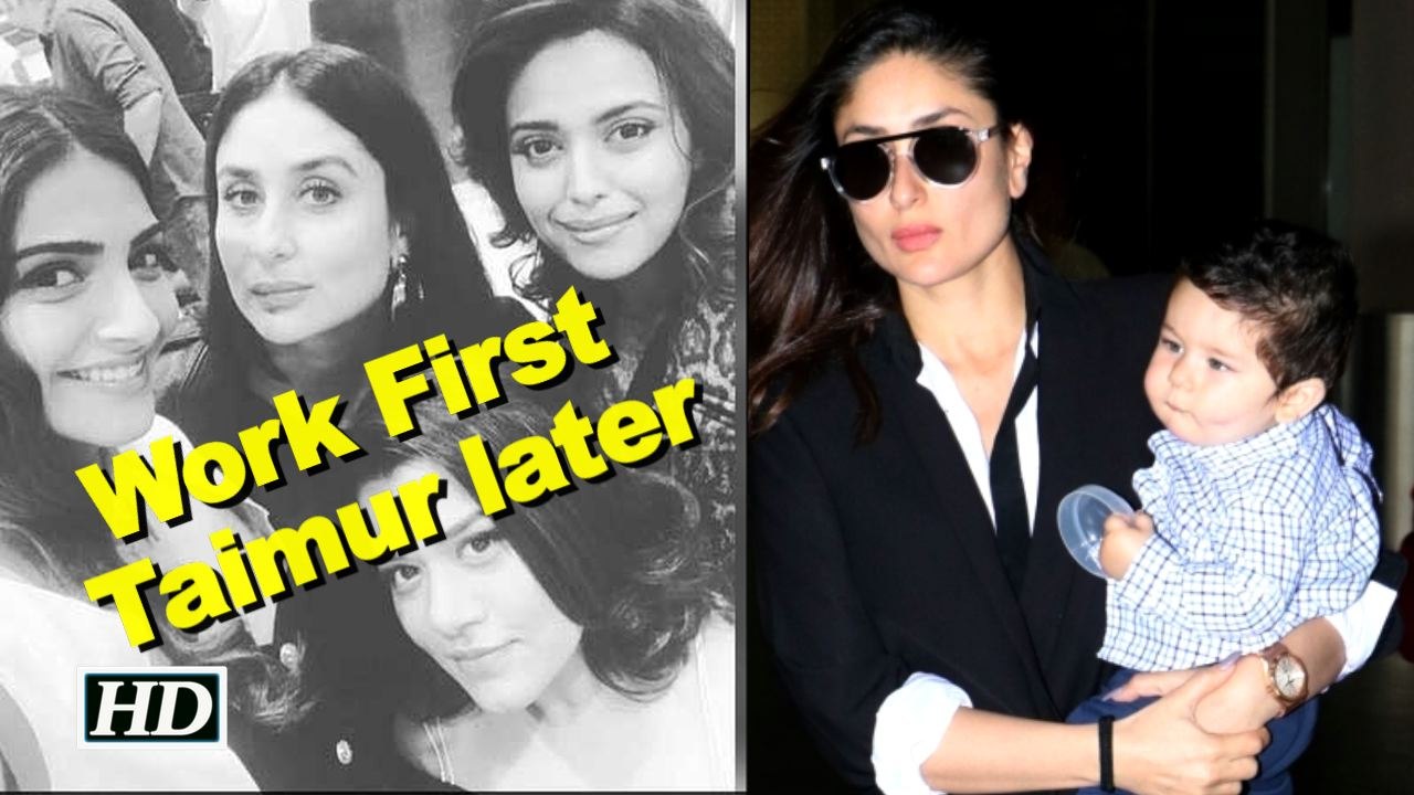 Work is PRIORITY, Taimur comes LATER for Kareena Kapoor Khan