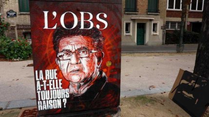 La couverture de "L'Obs" dessinée par le street artist C215