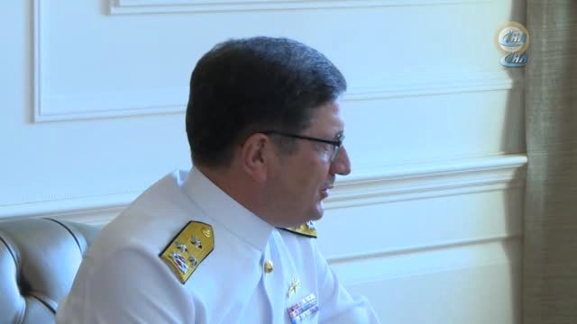 Başbakan Yıldırım Deniz Kuvvetleri Komutanı Koramiral Adnan Özbal'ı Kabul Etti