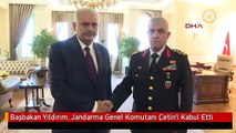 Başbakan Yıldırım, Jandarma Genel Komutanı Çetin'i Kabul Etti