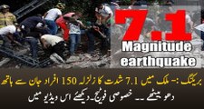 At least 149 people killed by a powerful earthquake