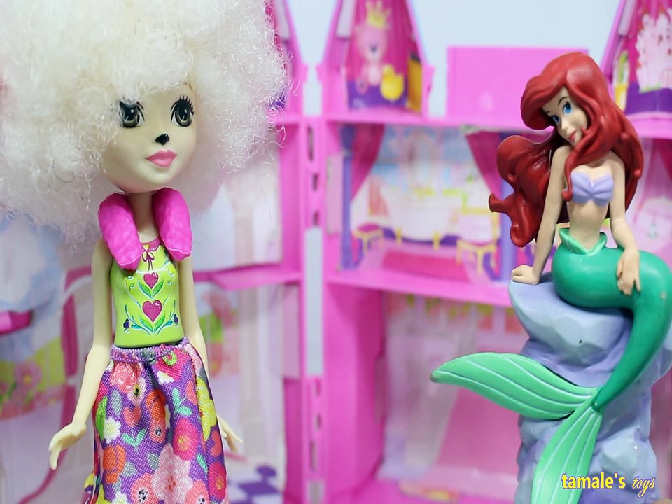 ADRIEN MAKES NEW FRIEND OUT OF PARIS LORNA LAMB LITTLE MERMAID MASHA & BEAR TOYS PLAY MIRACULOUS LADY BUG, ENCHANTIMALS,