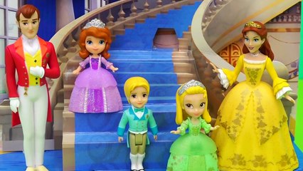 JUGUETES EN ESPAÑOL DE PRINCESA SOFIA DE DISNEY - Sofia hace un palacio para los Palace Pets