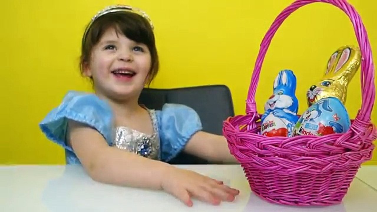 Fun playroom with a sweet princess Spiderman surprise eggs bunny and chicken