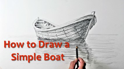 Learn to Draw for Beginners: Step-by-Step Guide to Drawing a Boat 🚤