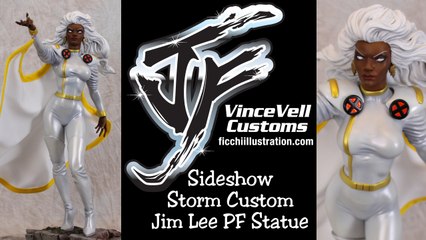 Sideshow Storm Custom Jim Lee Statue