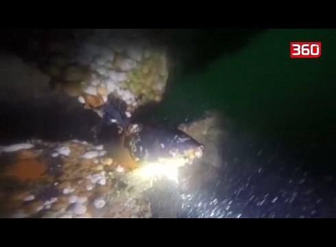 Gjenden rrenojat e nendeteses gjermane te luftes se dyte boterore, 23 trupat e ekuipazhit akoma brenda saj (360video)