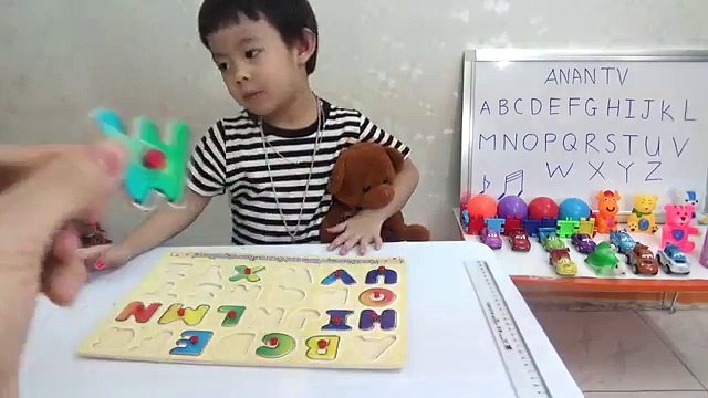 Bé học chữ cái tiếng anh - Bảng chữ cái tiếng anh cho bé ❤ Anan ToysReview TV ❤
