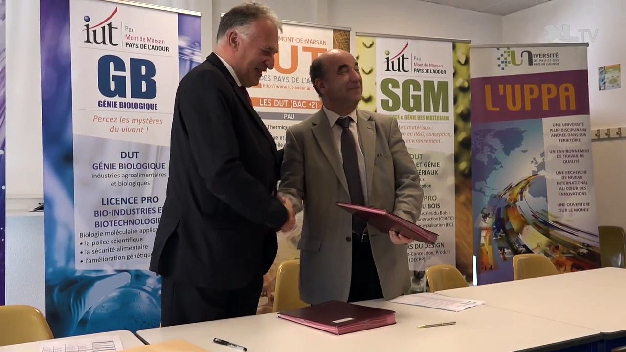 Signature de convention de partenariat 2017-2020 avec l’Université de Pau et des Pays de l’Adour