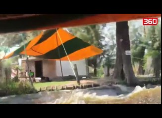 Pamje te shkaterrimit nga termeti ne Meksike (360video)