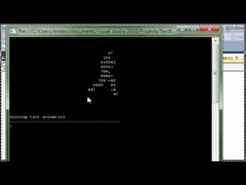 How to make animation in Cmd (Command Prompt)