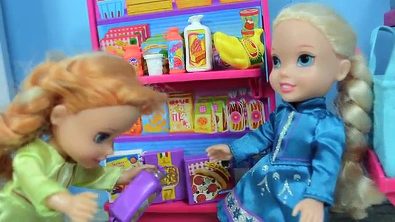 Anna And Elsa Toddlers Annas Temper Tantrum At Grocery Store! Part 1