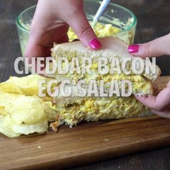 Cheddar Bacon Egg Salad