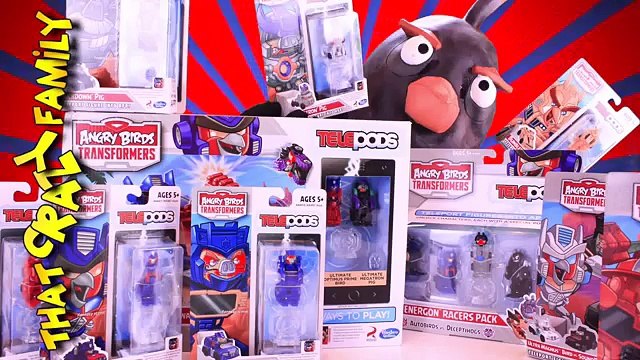 Angry Birds Transformers Optimus Prime Bird Raceway and Gameplay!! | ThatCrazyFamily