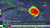 Emergencia en Puerto Rico por huracán María; es categoría 4