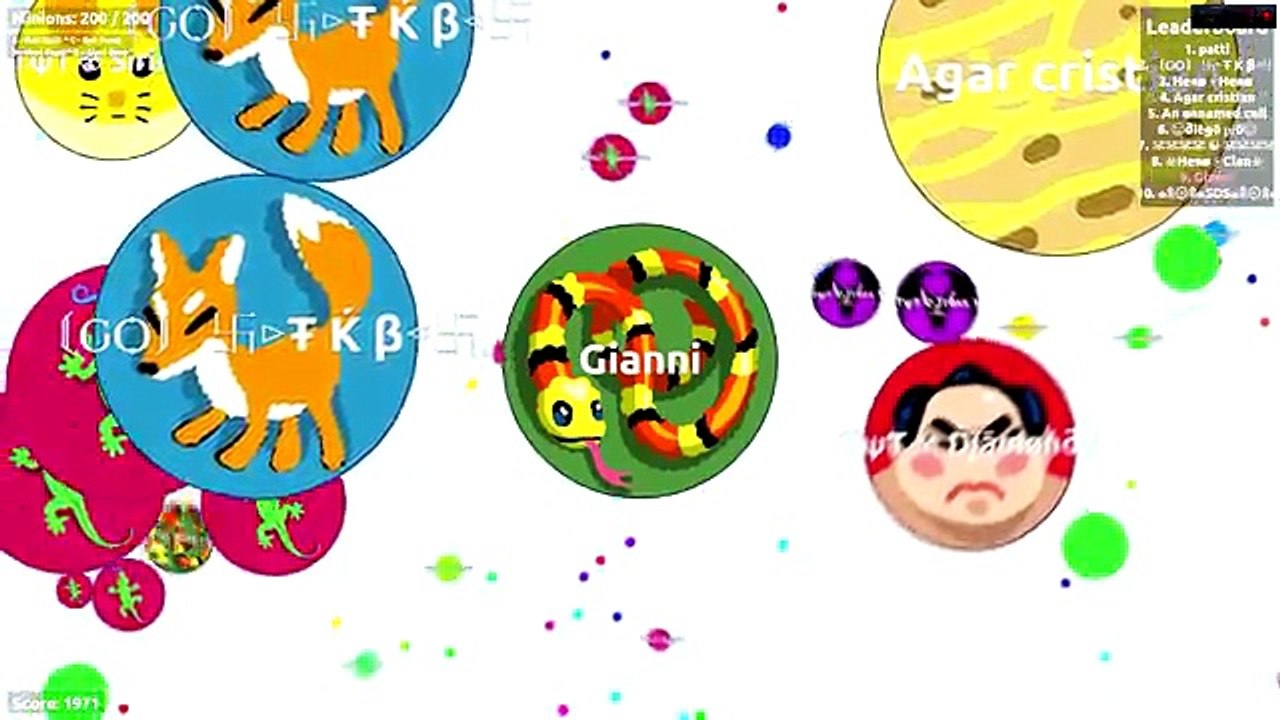Gameplay Agario 200 BOTS +30000 MASA!! - RAGA MINIONS
