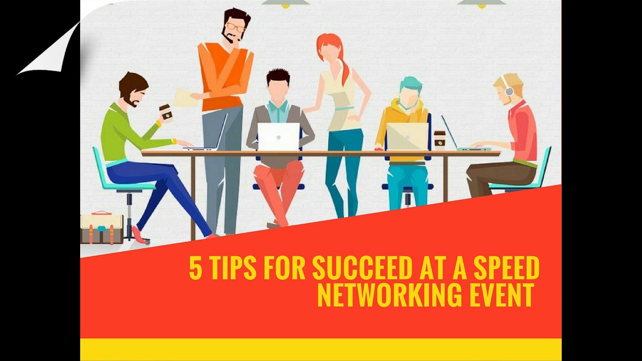 5 Tips for Succeed at a Speed Networking Event