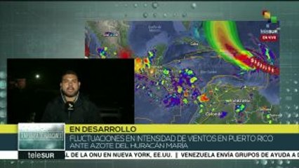 Huracán María se aproxima a Puerto Rico con categoría 5